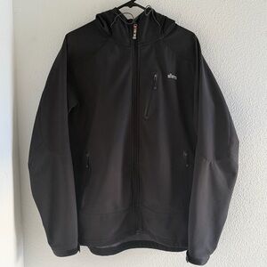 Sherpa Adventure Gear Womens Khangri Soft Shell Lined Hooded Jacket L Black